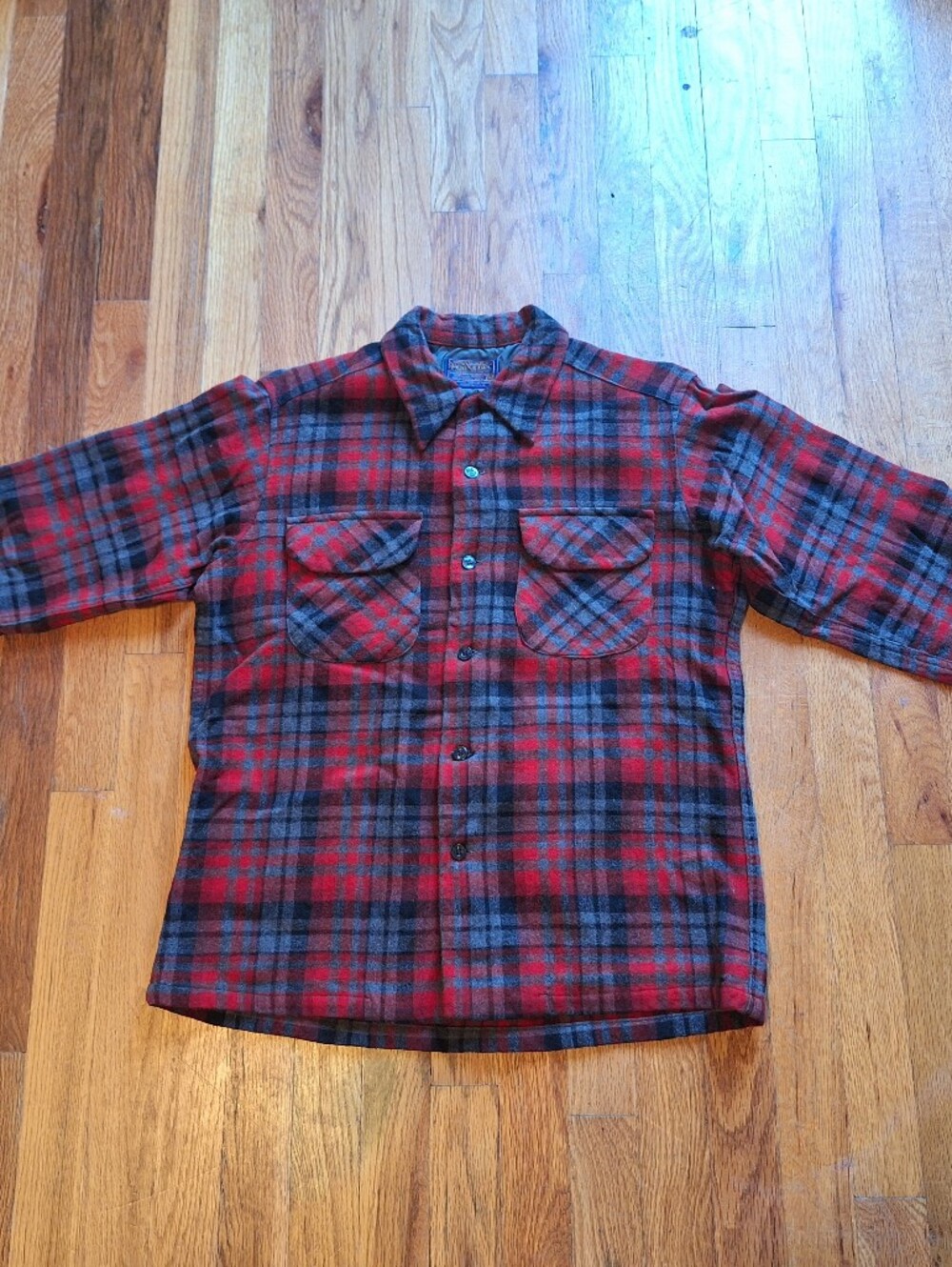 Vintage Pendleton 100% Virgin Wool Made In USA Flannel